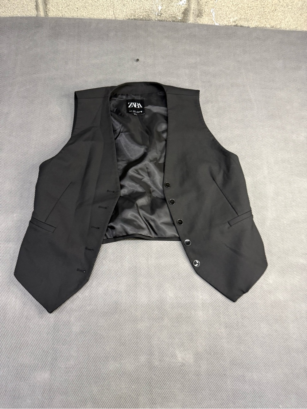 Zara Black Women's Tailored Vest